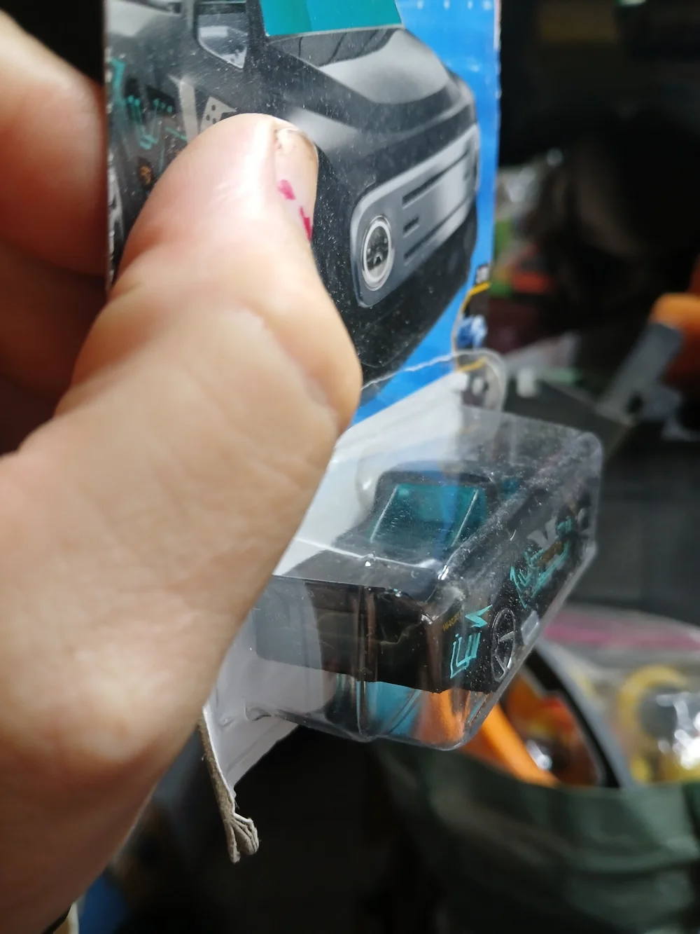the Draftnator diecast car  2025 Hot Wheels X-Raycers  Black Kroger Exclusive